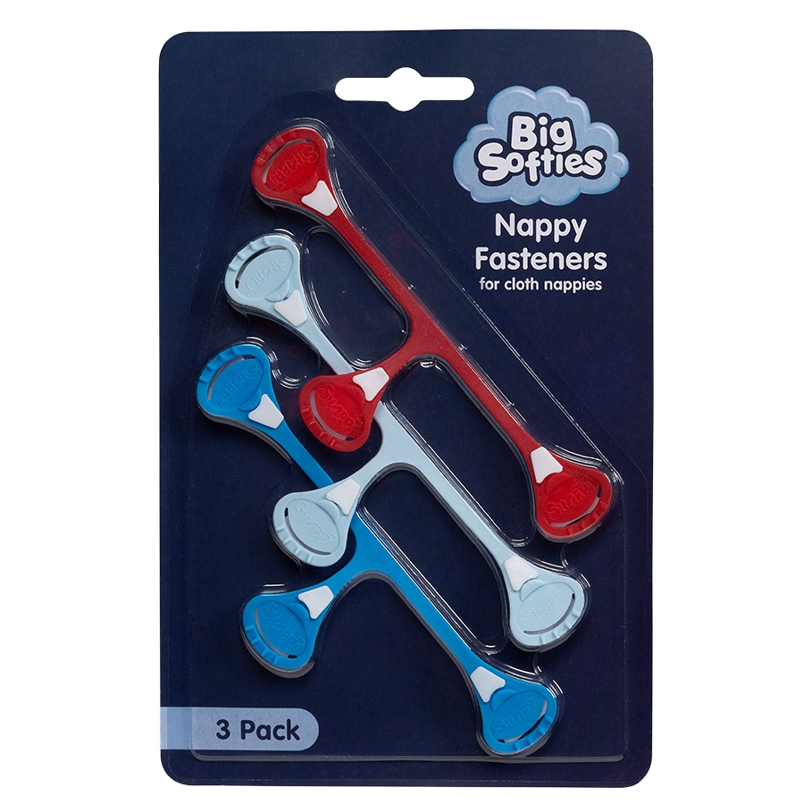 Big Softies 3 Pack Nappy Fasteners C Stuart Brands