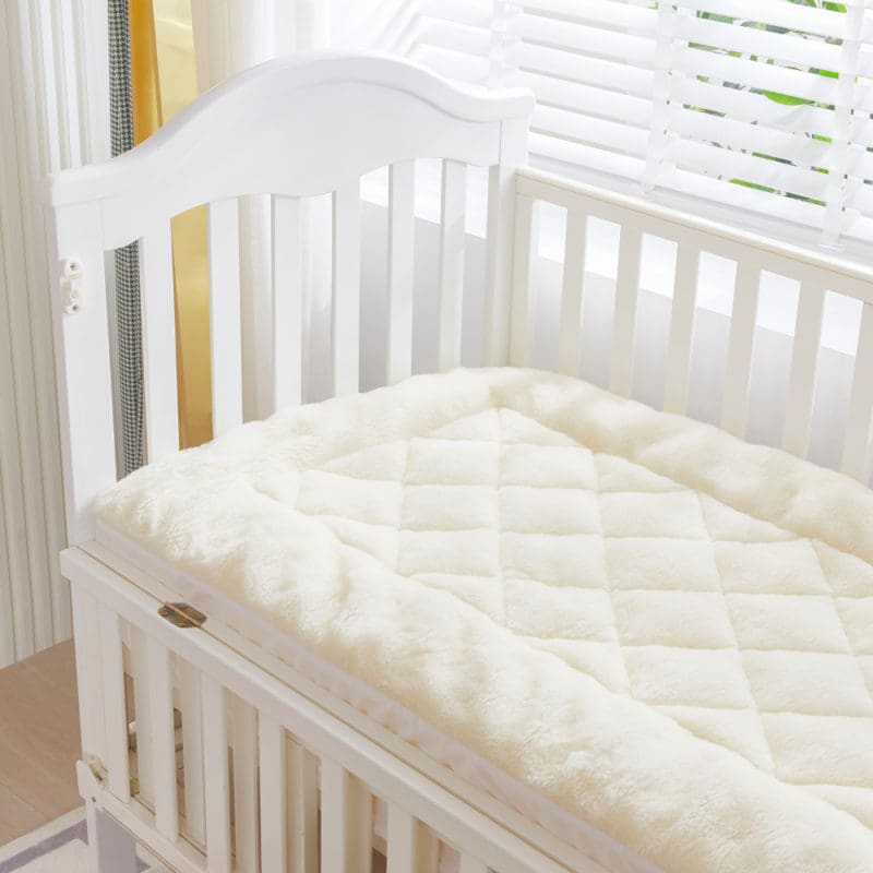 Merino Baby Australian Wool Cot Underlay - Cream - Image 13