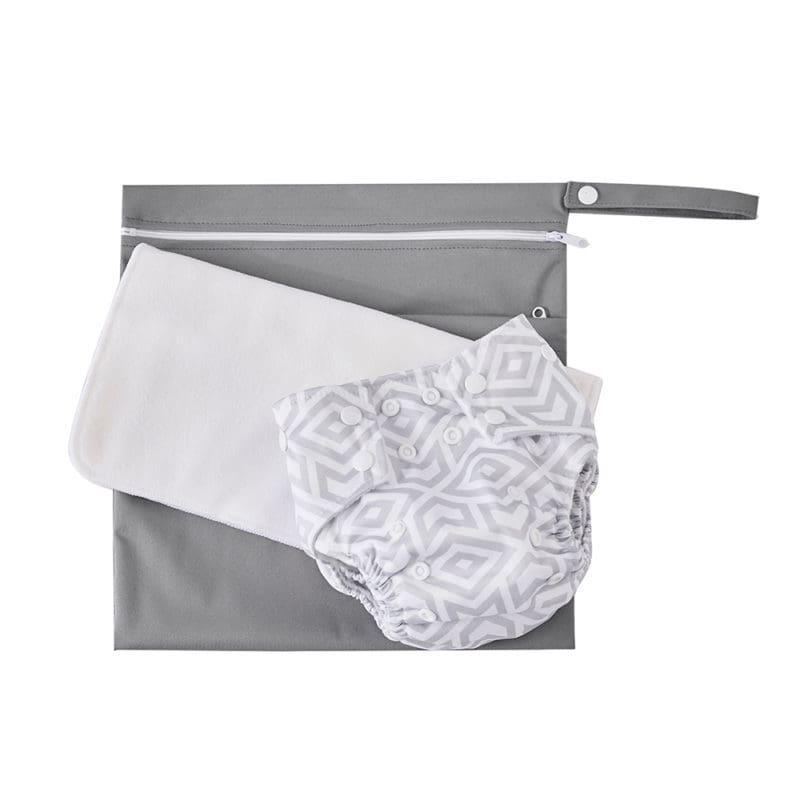 Big Softies Reusable Nappy & Wet Bag Bundle - Aztek - Image 7