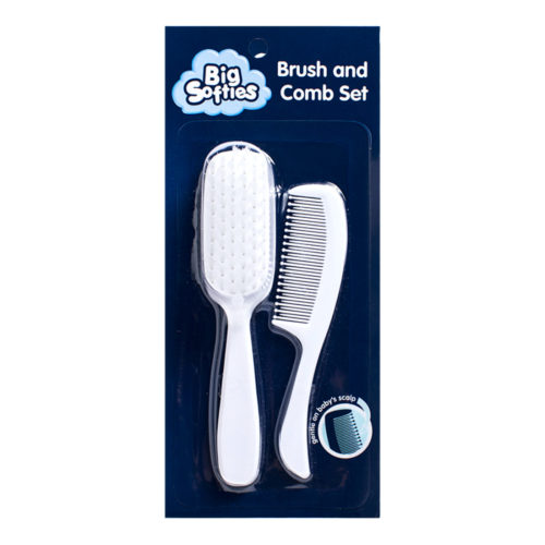 Big Softies Brush And Comb Set – Blue