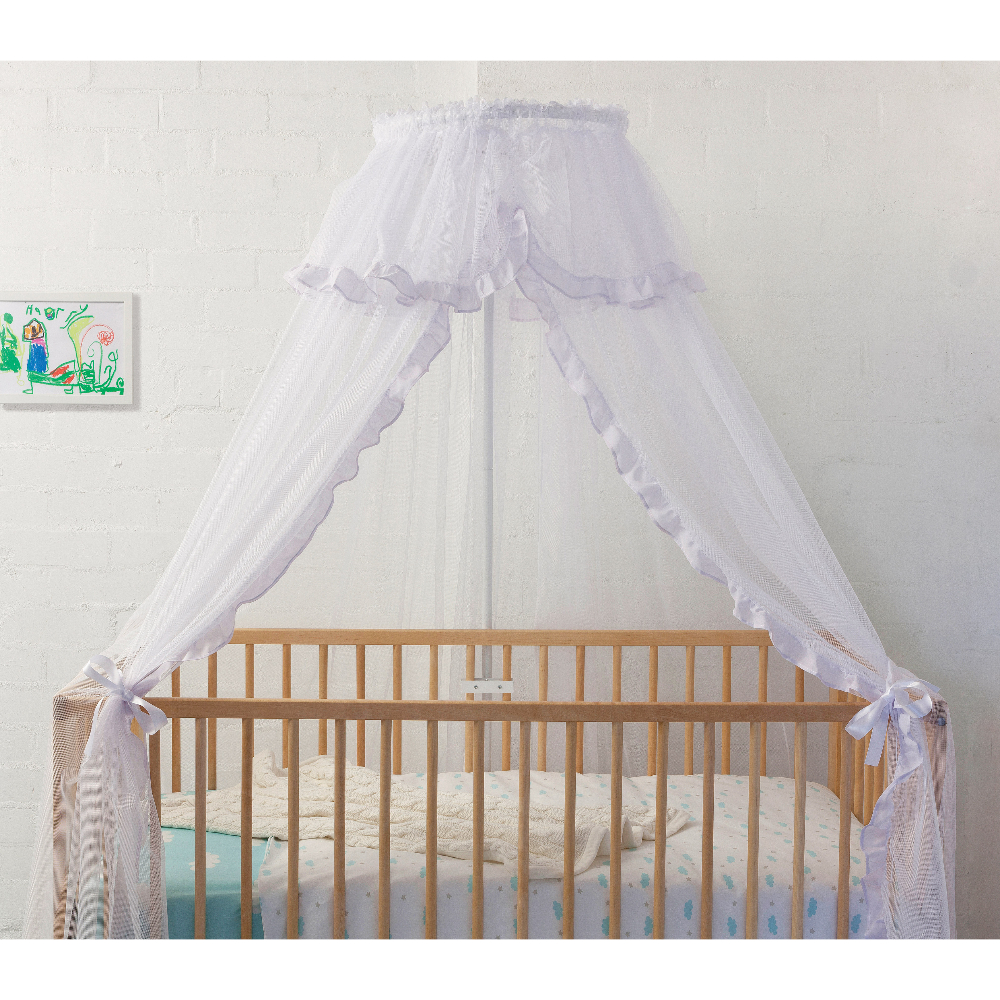 Sweet Dreams Cot Halo Stand And Net White C Stuart Brands