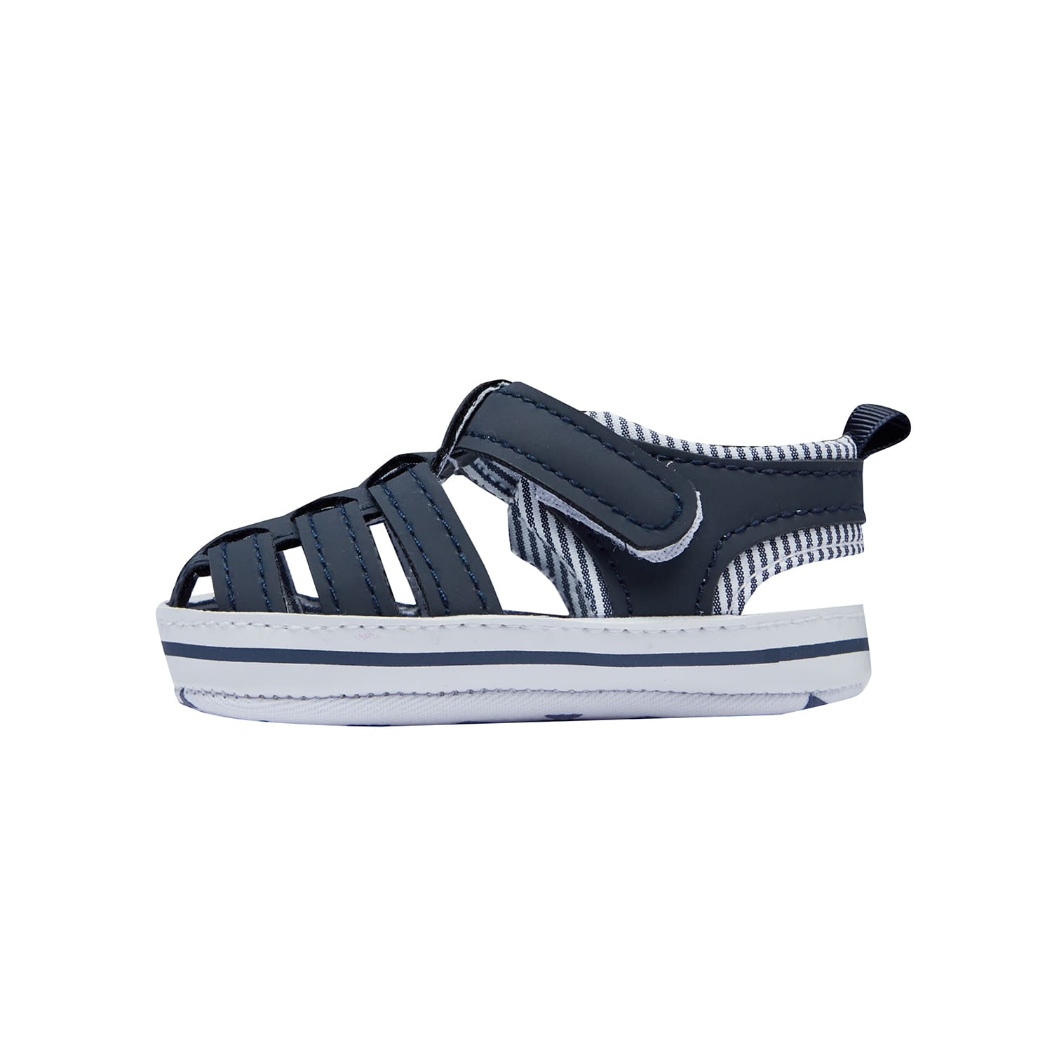 Snugtime Strappy Boy Sandal-Navy - Image 7