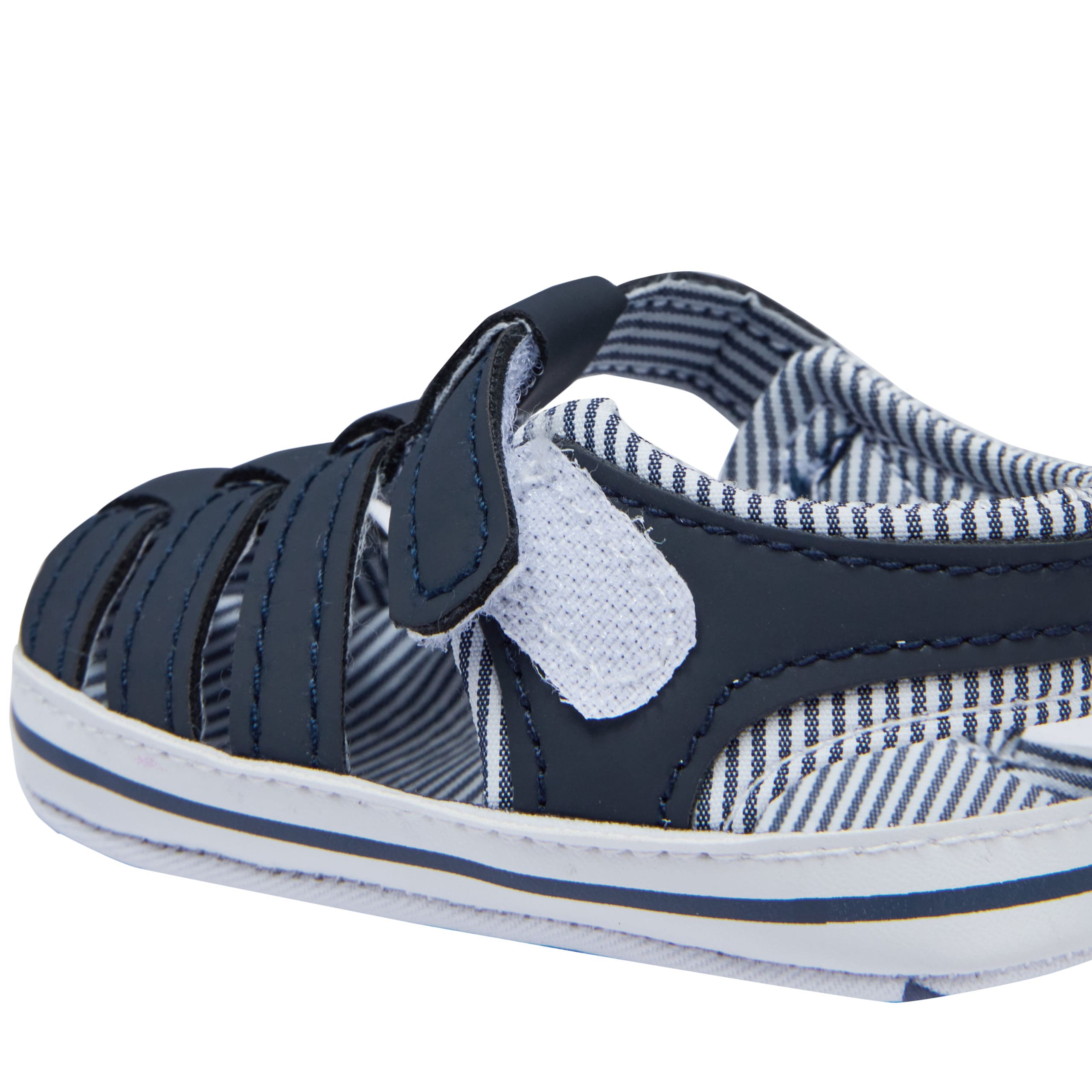 Snugtime Strappy Boy Sandal-Navy - Image 2