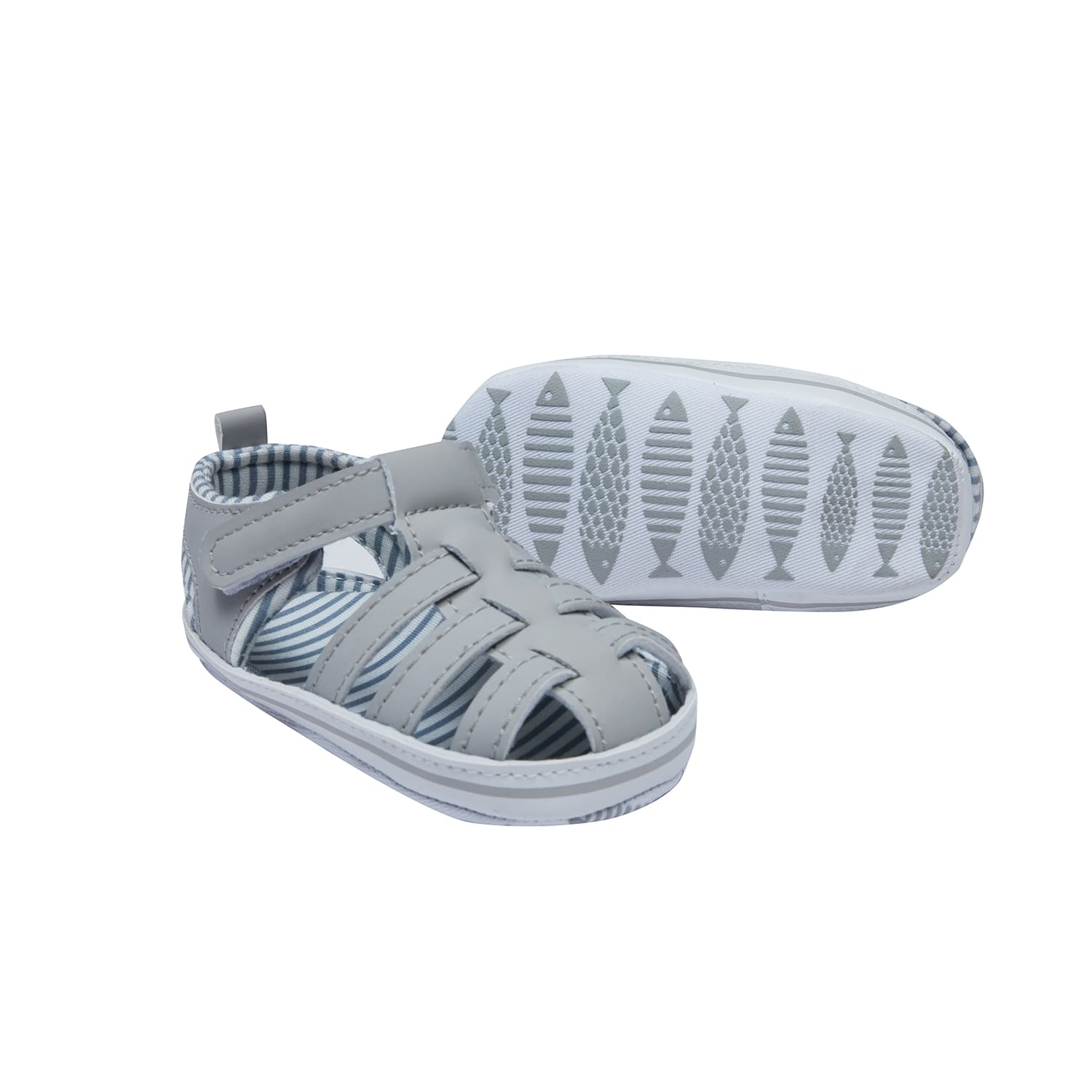 Snugtime Strappy Boy Sandal-Beige - Image 2