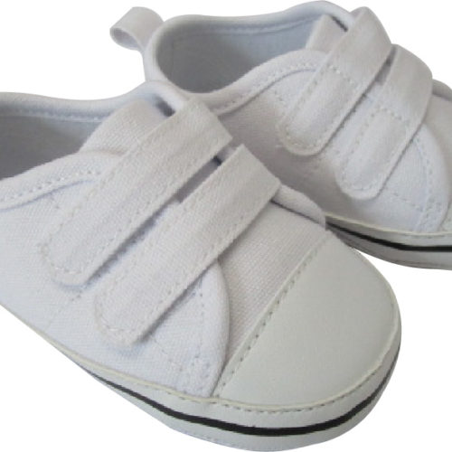 Snugtime Velcro Sneaker-White