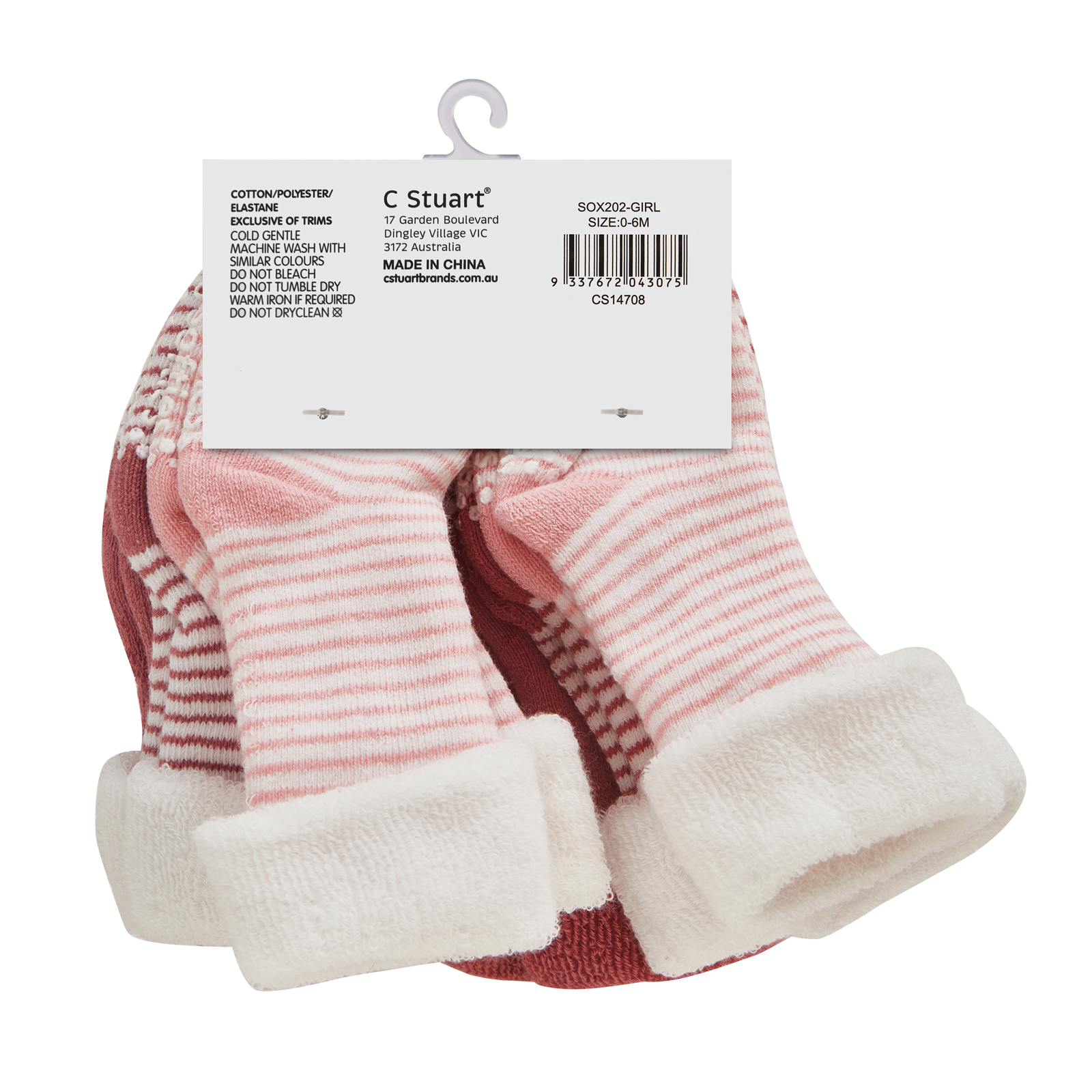 Big Softies 8-Pairs Anti-slip Terry Socks Girl - Image 2