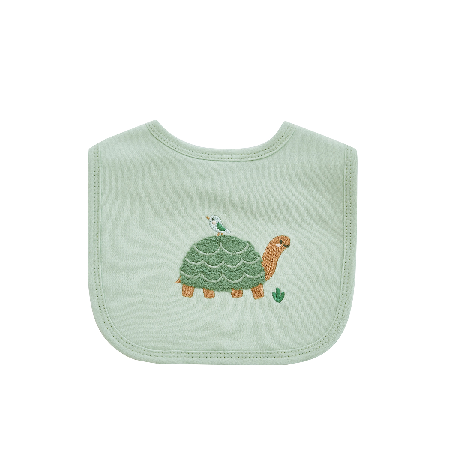 Big Softies 3 Pack Applique And Printed Bibs - Turtle - Image 3